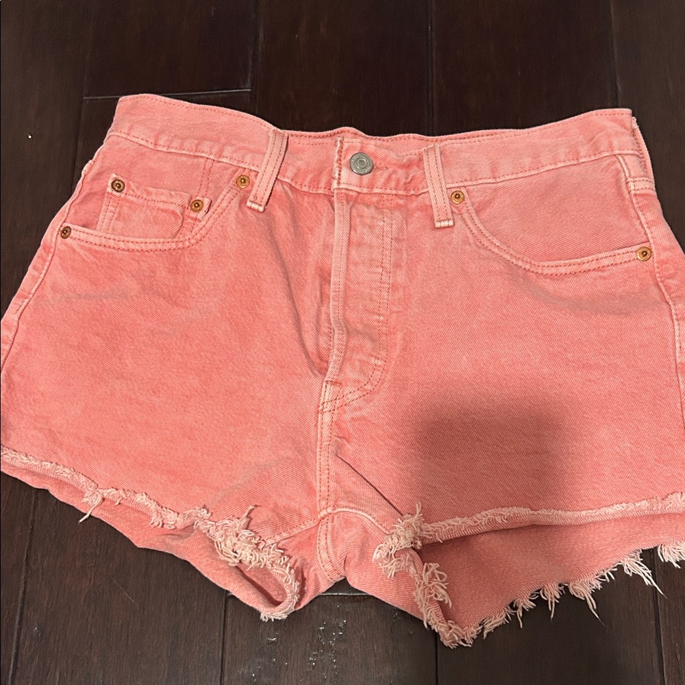 Levi’s women’s pink jean shorts